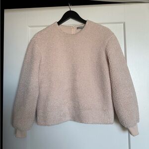Vince Faux Shearling Pullover